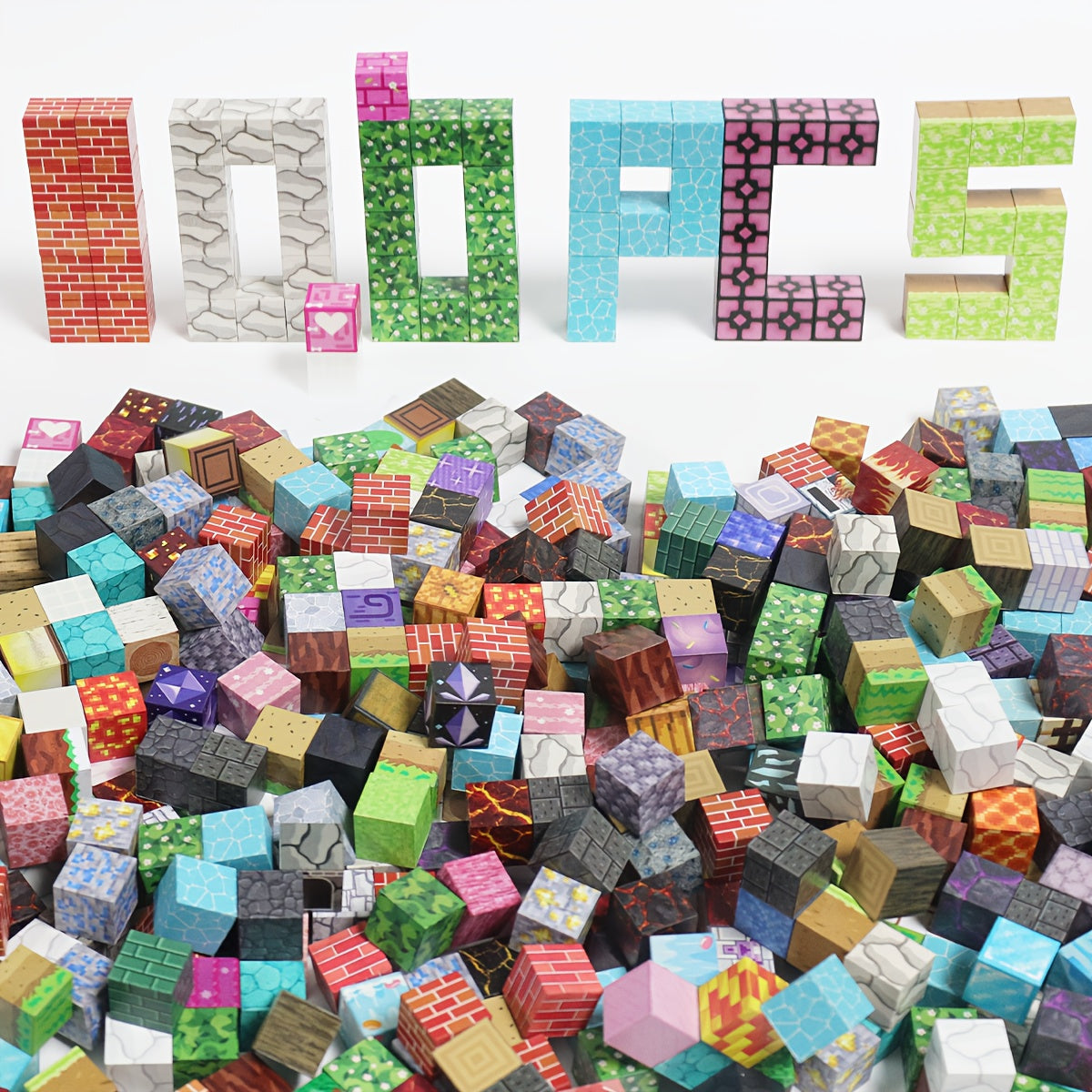 Magnetic Tiles 100pcs STEM Building Blocks Set for Kids, Educational Magnetic Construction Toys for Boys Girls Ages 3+