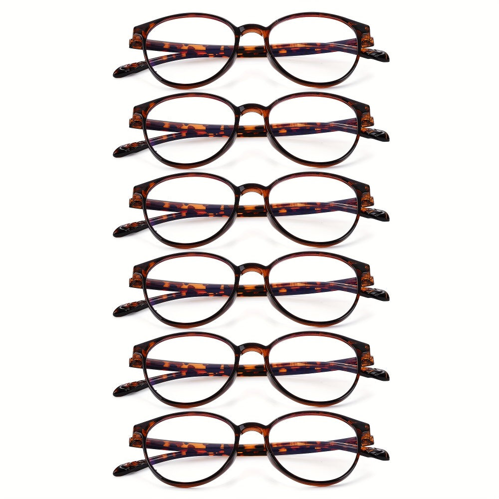 Reading Glasses – Three-Pair Rimless Metal Readers in Multiple Colors and Strengths with Multiple Strength and Color Options