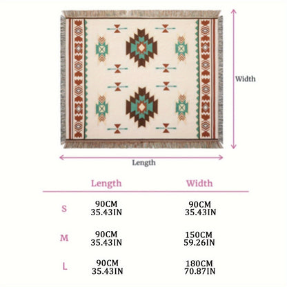 Picnic Blanket Bohemian | Camping Mat Tablecloth Sofa Blanket Indoor Outdoor Universal Carpet