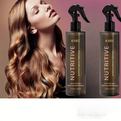 Keratin Biotin Leave-In Conditioner 6.76oz, Anti-Frizz Detangler with Argan Oil & Plant Extracts