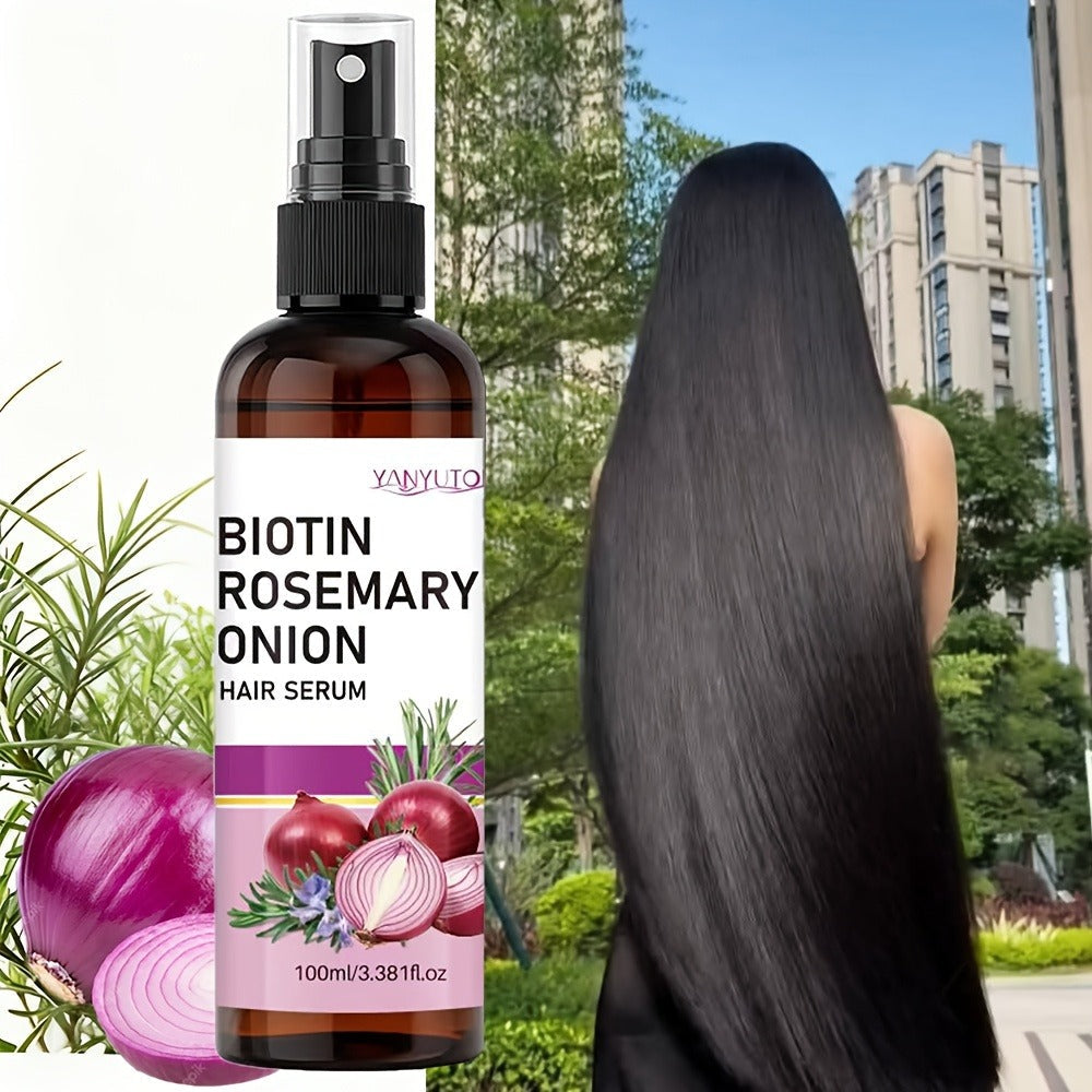 Biotin Rosemary Hair Growth Spray with Onion Extract for Bath Time, Home Spa and Personal Care