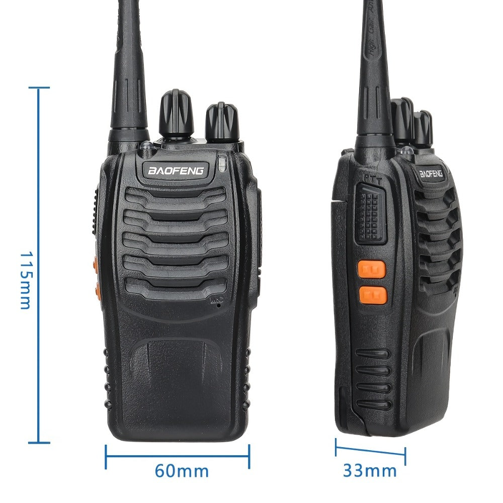 Baofeng Long Range Walkie Talkies for Adults with Earpieces 16 Channel Rechargeable Two Way Radio VOX for a Home Lash Beauty Routine