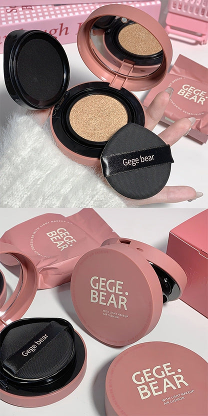 Oil Control Cushion BB Foundation with Replacement Core, Waterproof Sweatproof Invisible Pore Coverage