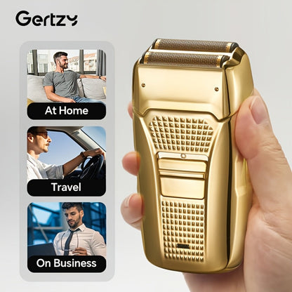 Electric Foil Shaver for Men 4-in-1 Bald Head Shaver Dual Head USB Rechargeable Cordless, for Everyday Face, Beard and Body Grooming