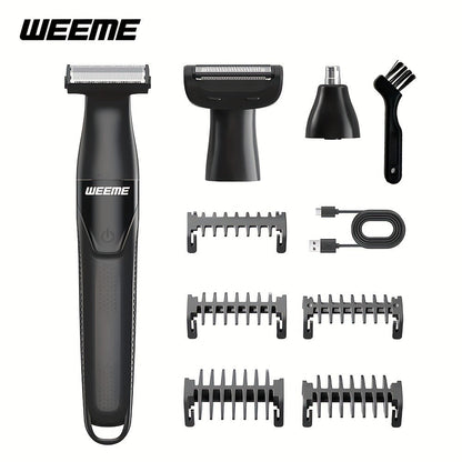 Electric Epilator & Hair Removal Device 3-in-1 for Men & Women - Shaver Trimmer for Underarms Legs Arms Bikini Line Sensitive Areas