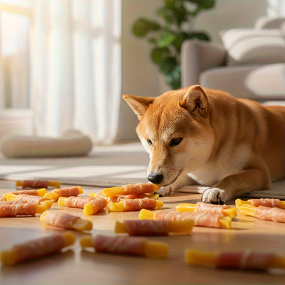 Dog Treats High Protein Training Sticks Chicken Duck Sweet Potato Milk Flavor Healthy Digestible Reward Snacks for Small Medium Large Dogs