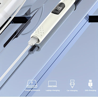 Nose Hair Trimmer Electric – USB Rechargeable Stainless Steel Unisex Trimmer for Nose, Ear & Eyebrow Hair, No-Pull Painless Cutting