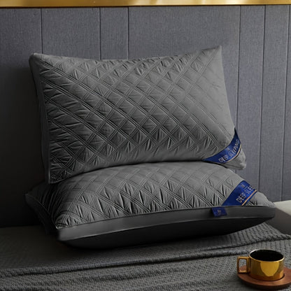 Queen Size Pillows for Side Sleepers, 800g Heavyweight Hotel Collection, Down Alternative, Ultra-Plush & Resilient