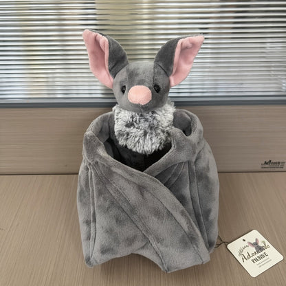 Giant Bat Plush Stuffed Animal 23 Inch Wingspan Grey Spooky Bat Toy with the Listed Color, Size or Set Options for Everyday Use
