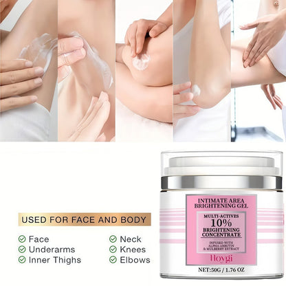 Arbutin Cream Corrector for Women Face Knees Underarms Intimate Areas Exfoliating Even Skin Tone Daily Use 50g