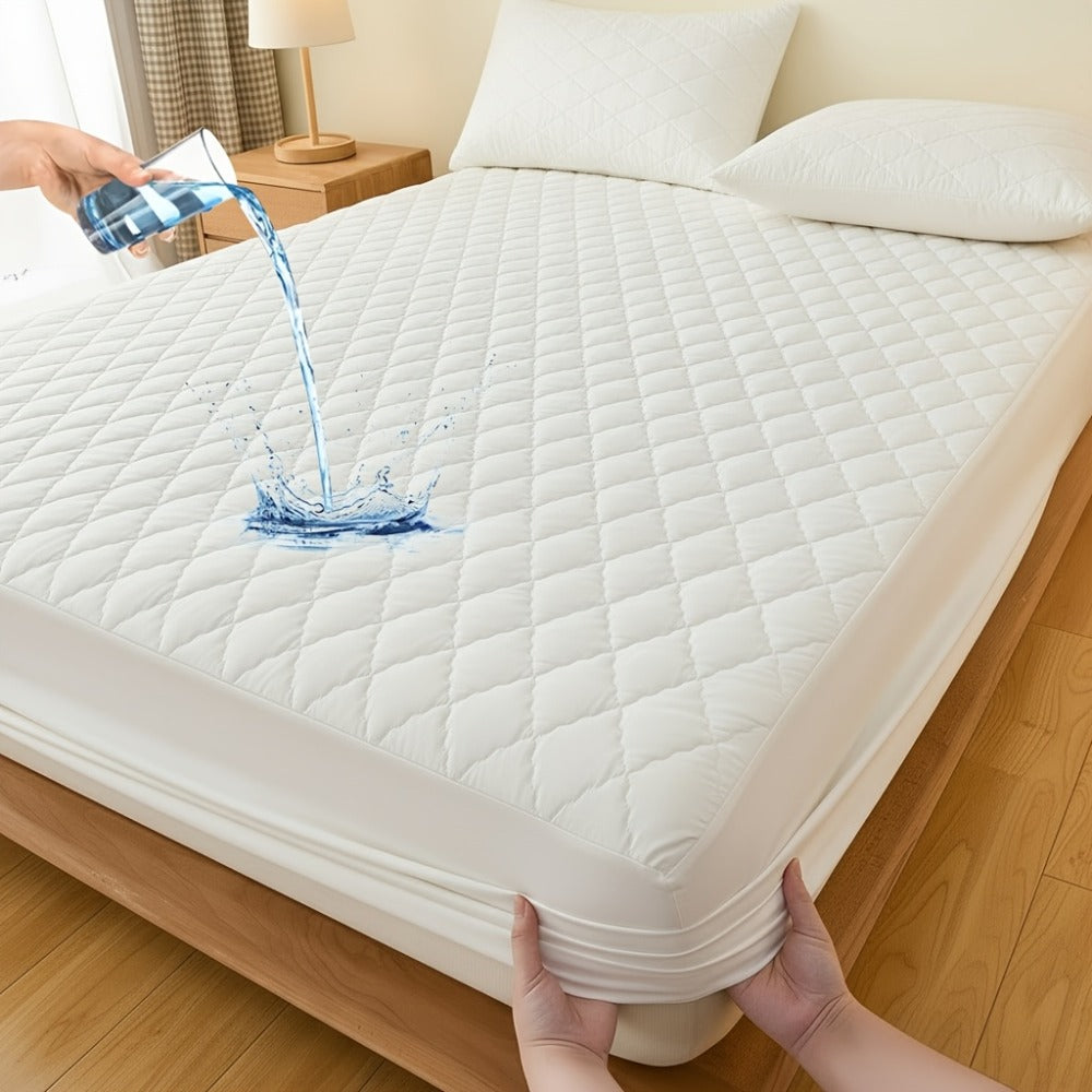 Mattress Protector Cover Soft Breathable Cooling Fitted Sheet Twin Full Queen King Deep Pocket Machine Washable Bed Cover for Home Hotel