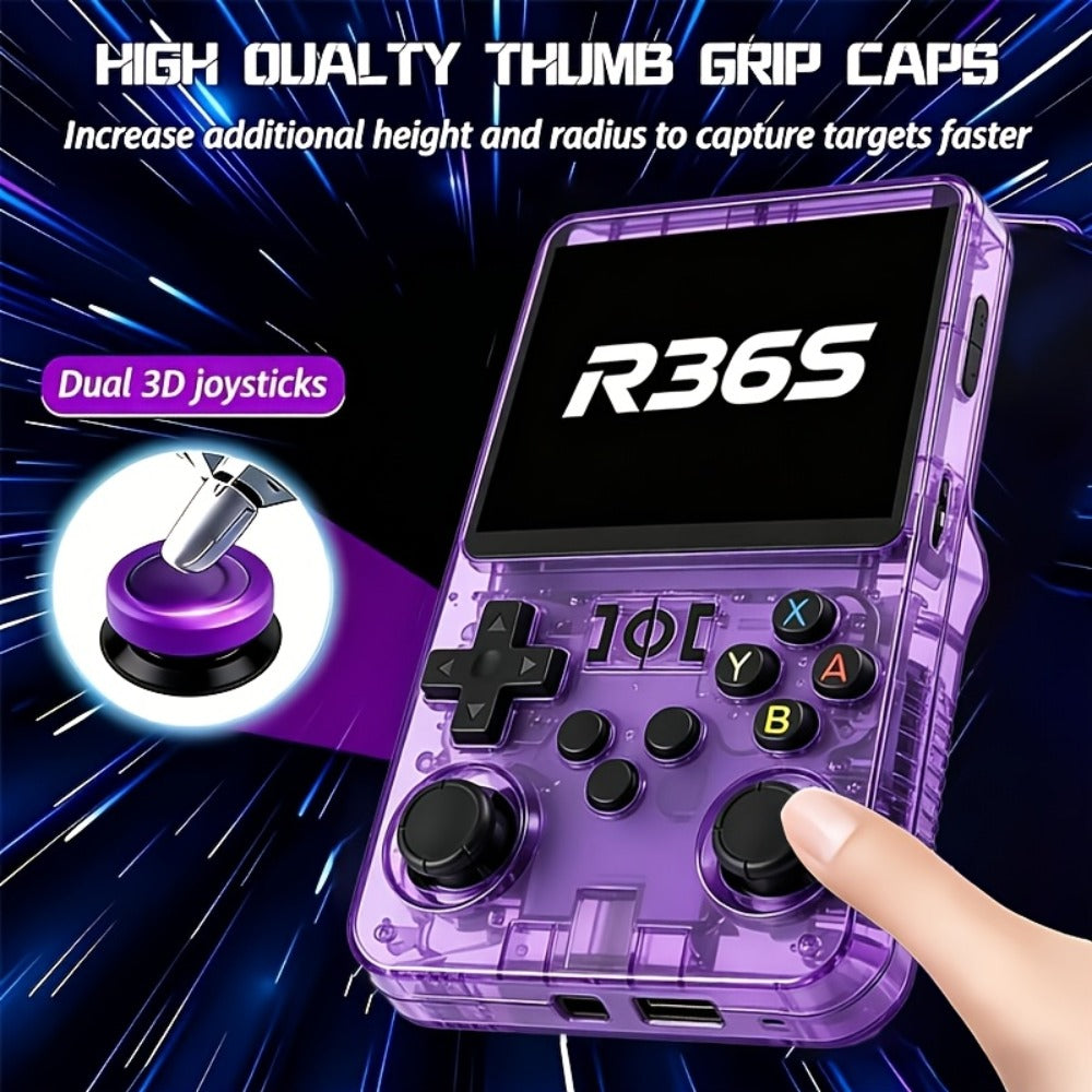 Handheld Game Console with 3.5-Inch IPS Screen, 3000mAh Battery, TF Expansion & HD TV Output