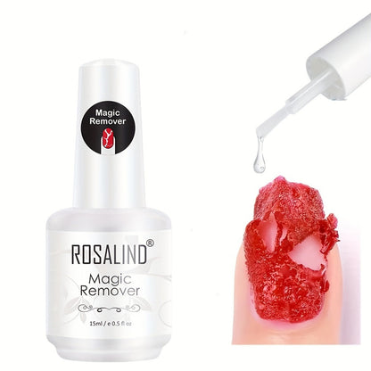 Gel Nail Polish Remover Kit, Formula Removes Gel in 2, 5 Minutes, No Foil or Soaking Needed, Professional