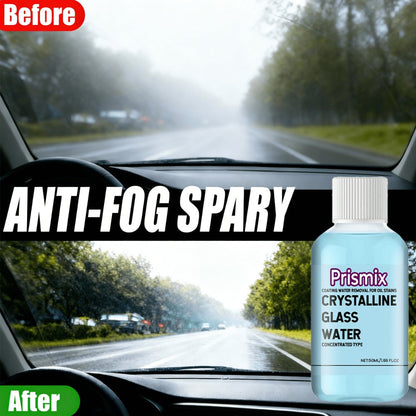 Windshield Washer Fluid Glass Coating Agent 50ml | Deep Cleaning Anti-Fog Hydrophobic Water Repellent Rain Repellent Water Stain Remover