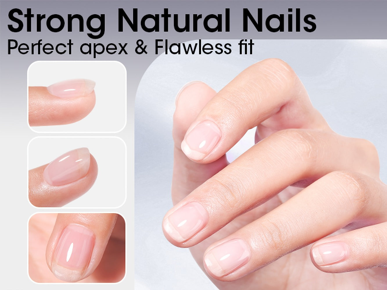 Clear Builder Gel HEMA-Free 5-in-1 2pcs 1.35oz – Nail Extension Strengthener Apex Construction Art Sealing & Repair | Soak-Off UV LED 28+
