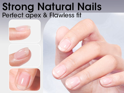 Clear Builder Gel HEMA-Free 5-in-1 2pcs 1.35oz – Nail Extension Strengthener Apex Construction Art Sealing & Repair | Soak-Off UV LED 28+