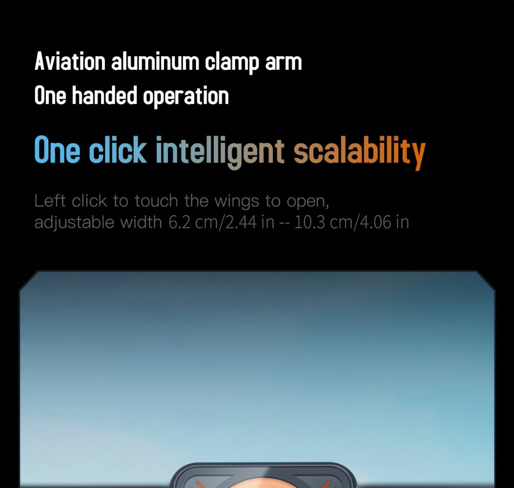 Car Wireless Charger 15W Auto-Align Smart Sensor FOD Detection Auto-Sensing Infrared Clamp 4mm for an Everyday Personal Care Routine