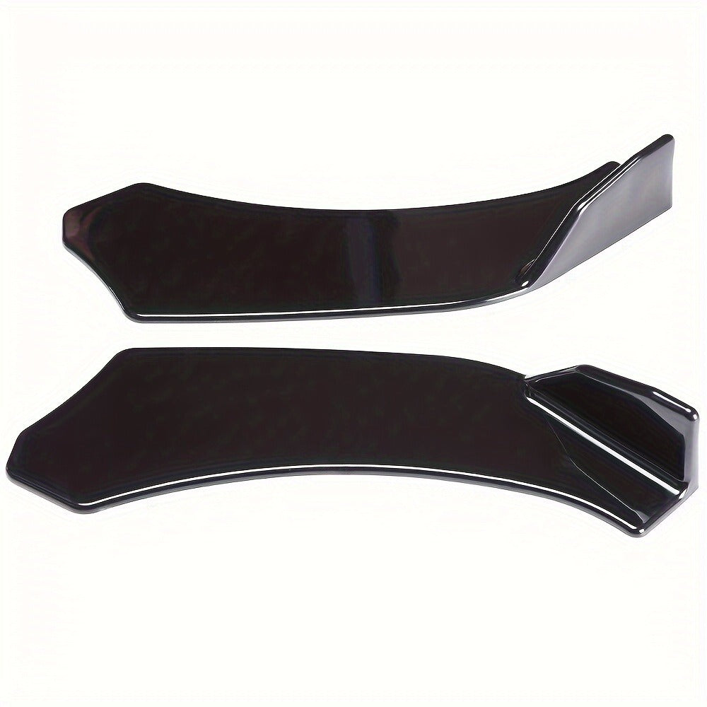 Front Bumper Lip Splitter Spoiler Kit with Strut Rods – Fits Ford Mustang 2000-2021, Dodge Challenger SRT Hellcat