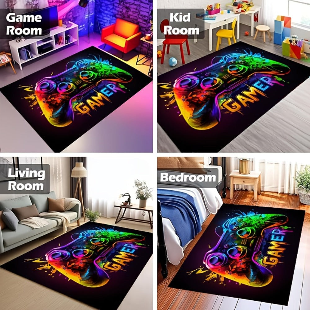 Gaming Mouse Pad Large Extended Cyberpunk Controller Design Desk Mat for PC Console Streaming for an Everyday Personal Care Routine