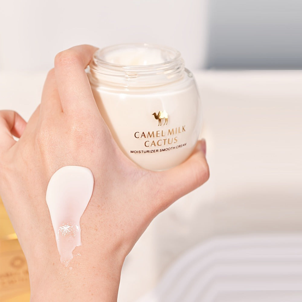 Retinol Night Cream with Niacinamide, Vitamin E & Camel Milk – Anti-Aging Firming & Brightening Overnight Face Cream, Reduces Wrinkles