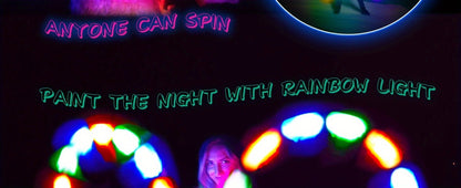 Glow Poi Balls LED Spinning Set 1 Pair with the Listed Color, Size or Set Options for Everyday Use