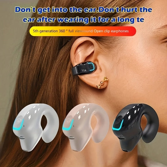 Wireless Earbuds Lightweight In-Ear with Call Noise Reduction, Type-C Charging and Black Color Choice