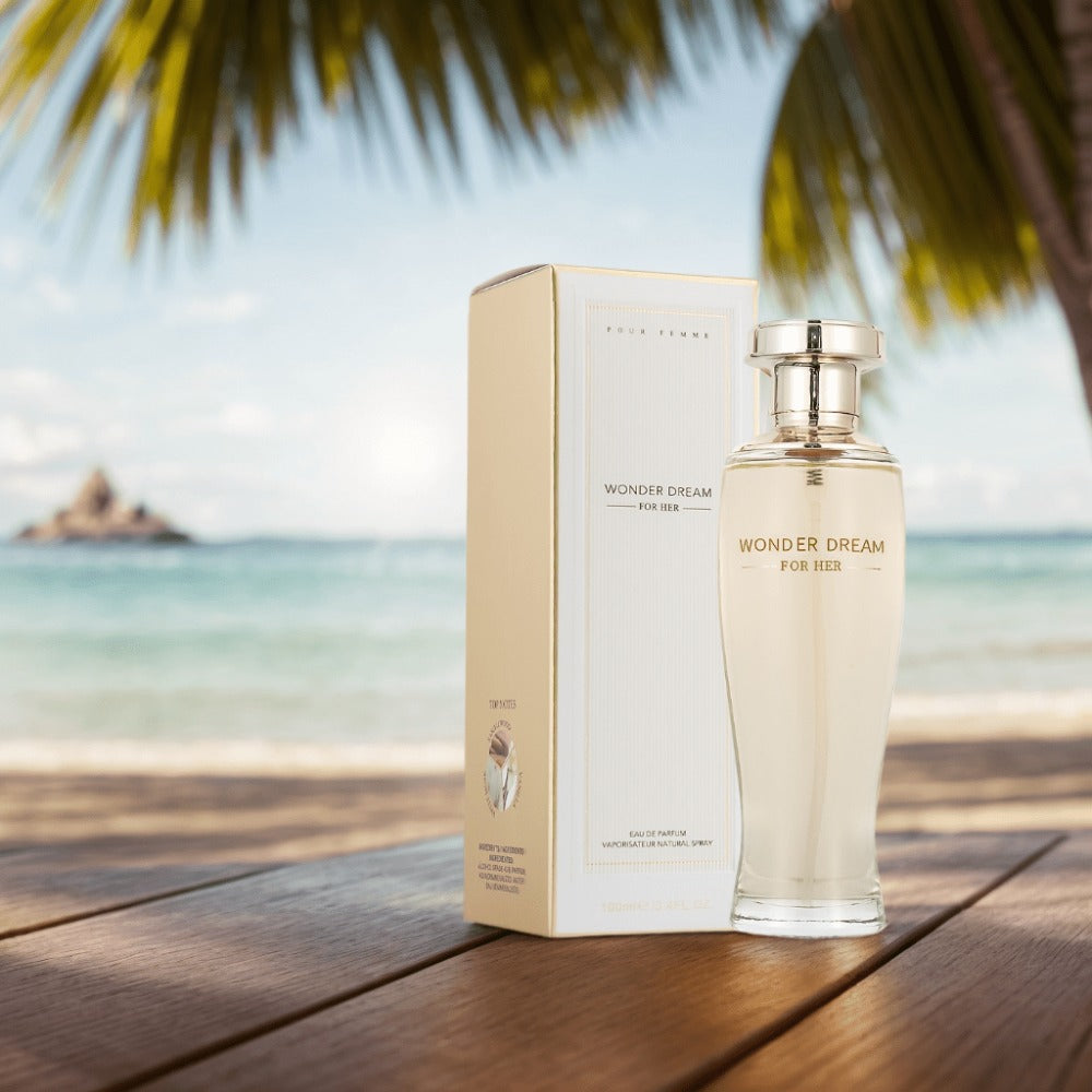 Perfume for Women 100ml EDP with White Musk, Sandalwood and Vanilla in One or Two-Piece Options