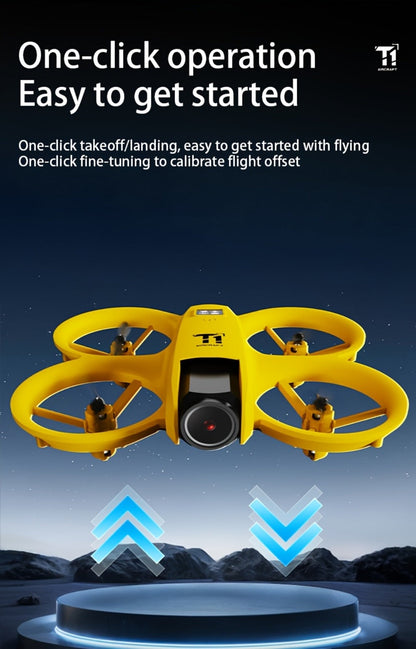 RC Drone with 4K Camera Dual Batteries Optical Flow Auto Hover Anti-Collision One-Key Return WiFi FPV Real-Time Video