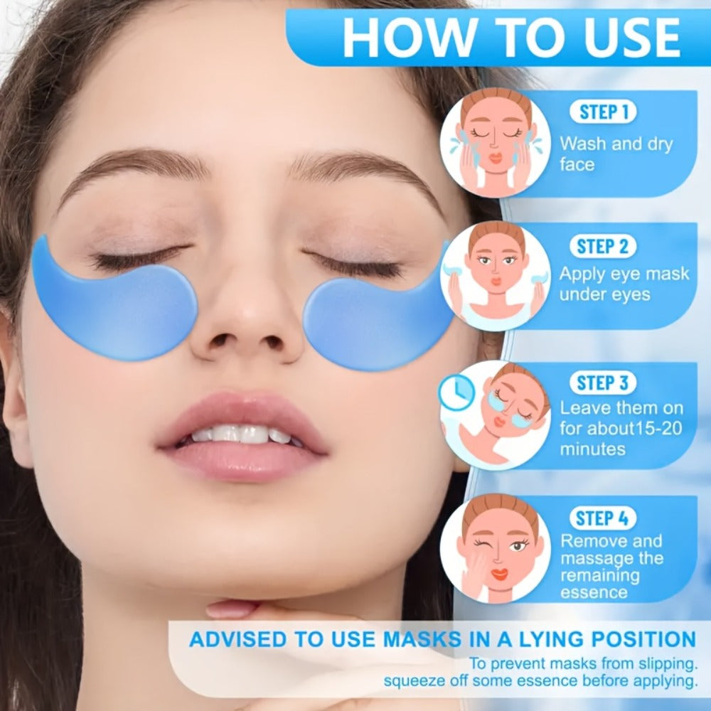 Retinol Collagen Eye Mask 60pcs 80g – Firming Under Eye Patches for Dark Circles, Puffiness, Sagging & Fine Lines
