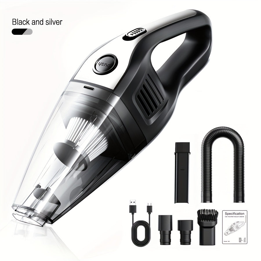 Model 901 Cordless Car Vacuum Cleaner with 5000Pa Source Rating, USB Charging, One-Button Bin and Six Finishes