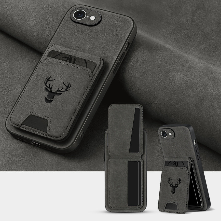 Wallet Phone Case for iPhone 16 Pro Max 16 Pro 16 Plus 16 15 14 13 12 11 Series Luxury PU Leather Flip Cover Card Holder Kickstand Magnetic