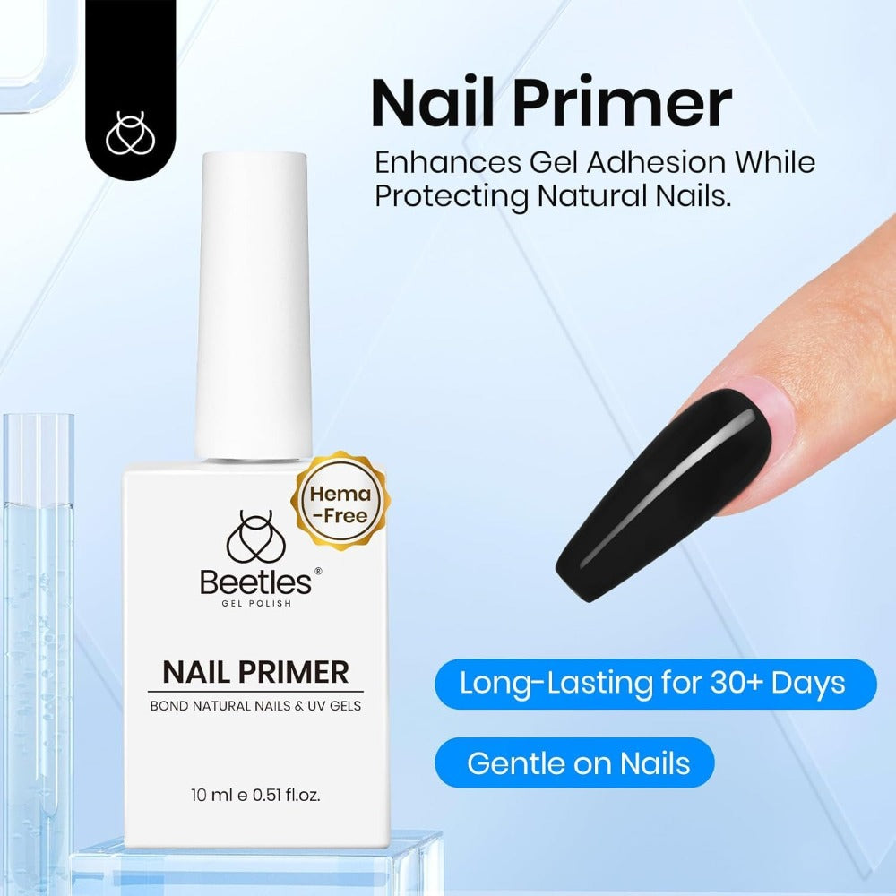 Nail Glue and Dehydrator Kit 3Pcs Acid-Free HEMA-Free – Professional Bond Primer Prep Set for Press On Nails Tips Extensions Gel Manicure