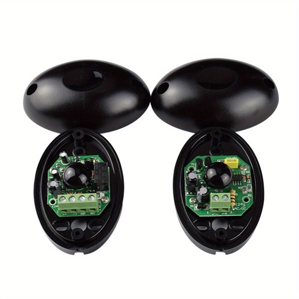 Infrared Beam Sensor Security Alarm, Anti-Jamming Outdoor Indoor Motion Detector, 20M Detection Range