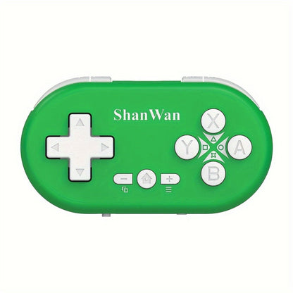 Mini Bluetooth Keychain Gaming Controller in Four Colors with 180mAh Battery and Pocket-Size Oval Body