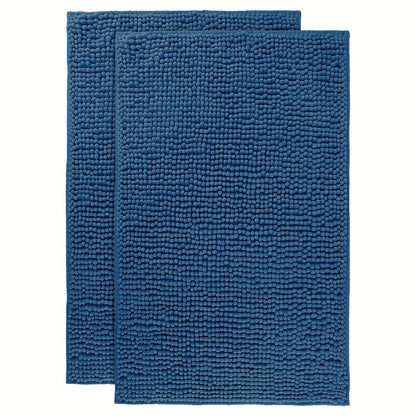 Chenille Bath Rug Extra Thick Bathroom Mat, Multiple Sizes & Colors for Entryways, Bedrooms and Living Spaces