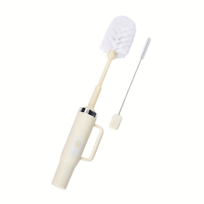 Electric Cup Scrubber Bottle Brush Cleaner, 2-Speed IPX6, Type-C Rechargeable, Deep Cleans 40oz Mugs
