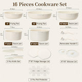 16pcs-beige