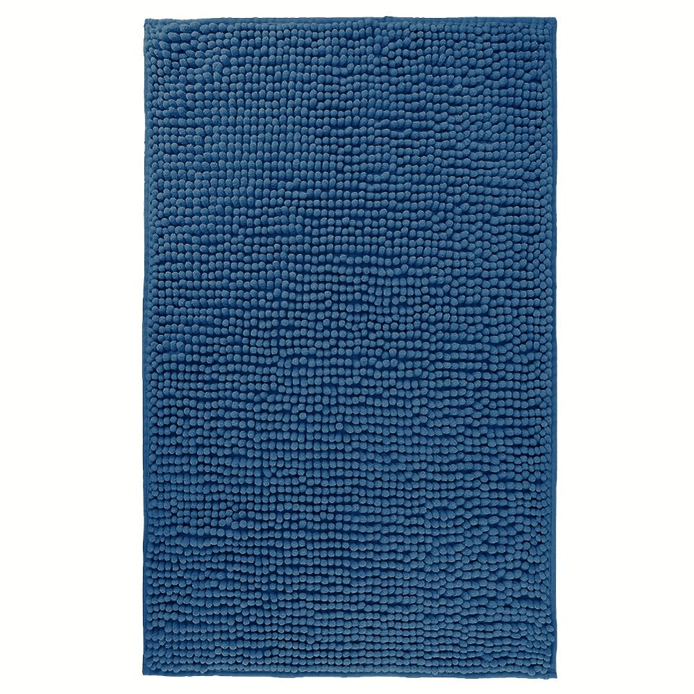 Chenille Bath Rug Extra Thick Bathroom Mat, Multiple Sizes & Colors for Entryways, Bedrooms and Living Spaces