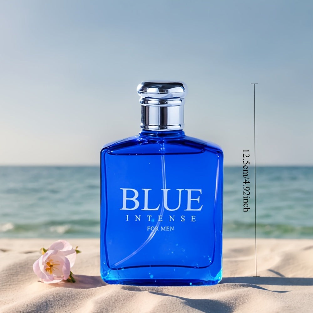 Men's Eau de Toilette Spray 3.4oz 100ml - Fresh Fruity Cologne with Cucumber Melon Orange EDT for Men Dates Daily Use Parties Gift