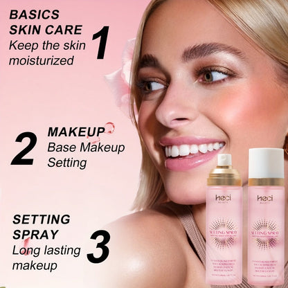 3-in-1 Makeup Setting Spray Prime Hydrate & Set Long-Lasting Waterproof Sweat-Proof Moisturizing Face Mist