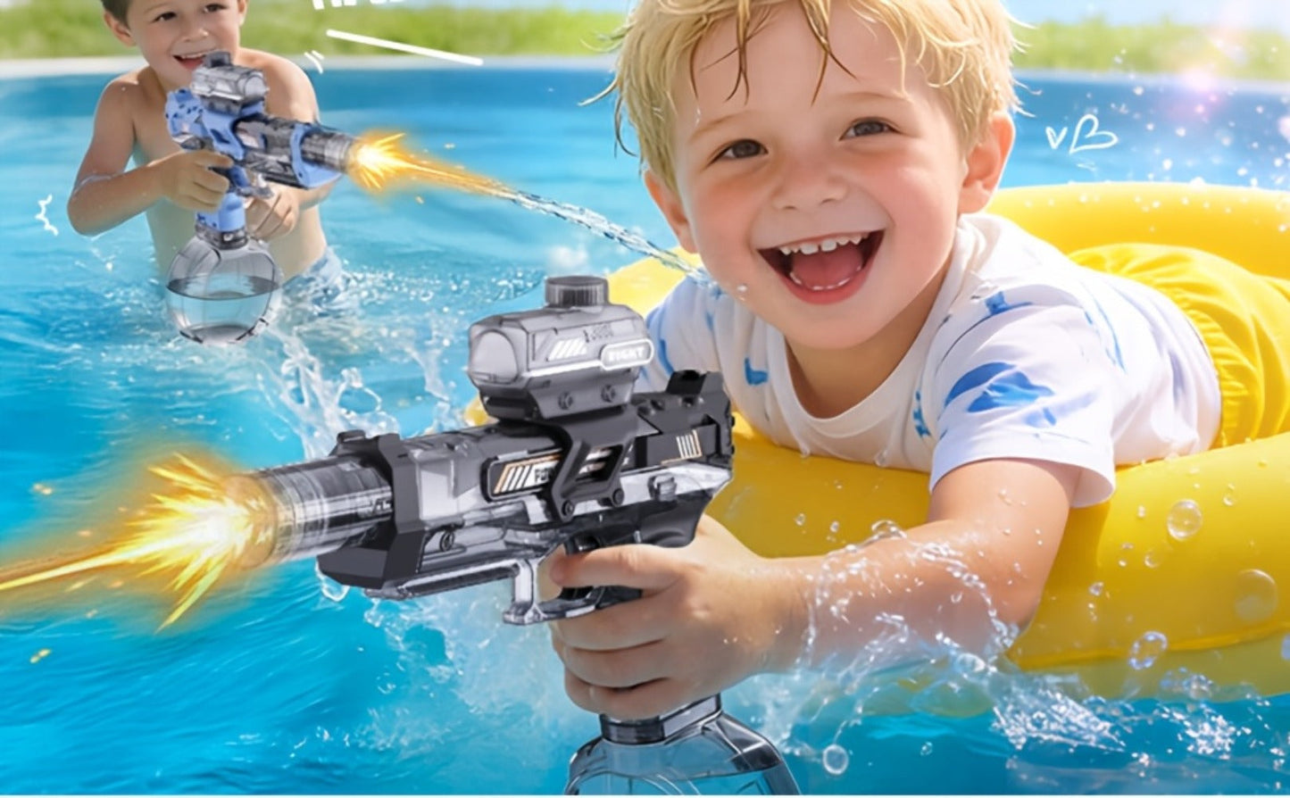 Kids Electric Water Gun with Sound Effects for Ages 3-6 – Automatic High Capacity Squirt Blaster Long Range