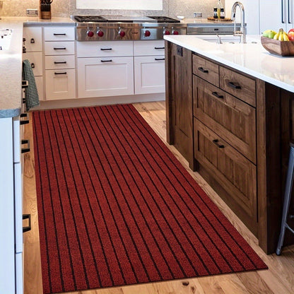 Runner Carpet with Rubber Backing - 1800G/sqm Indoor Outdoor Rug, Hallway, Entryway, Laundry Room & Balcony Runner Mat