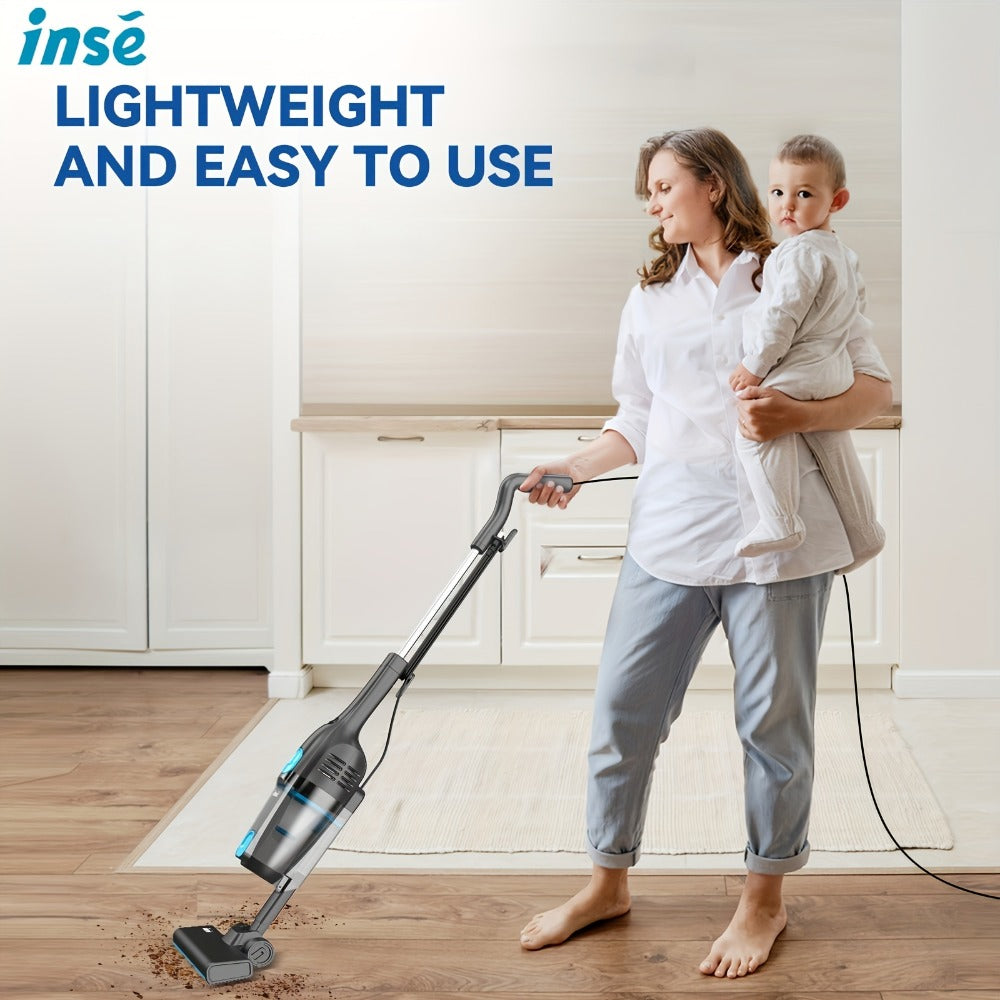 Cordless Stick Vacuum 30KPa 600W Motor 68oz Bagless Upright Vacuum Cleaner for House Car Hard Floor Carpet Pet Hair Multi-Color