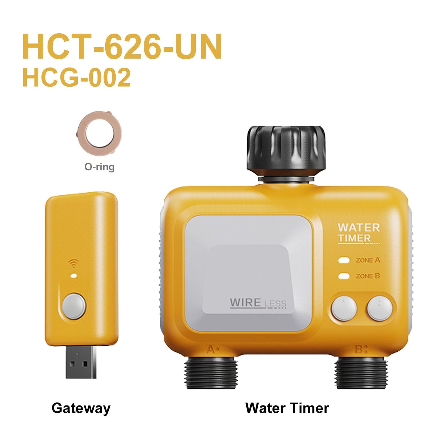 WiFi Hose Timer Dual Outlet Smart | App Control Garden Lawn Irrigation
