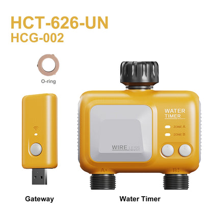 WiFi Hose Timer Dual Outlet Smart | App Control Garden Lawn Irrigation