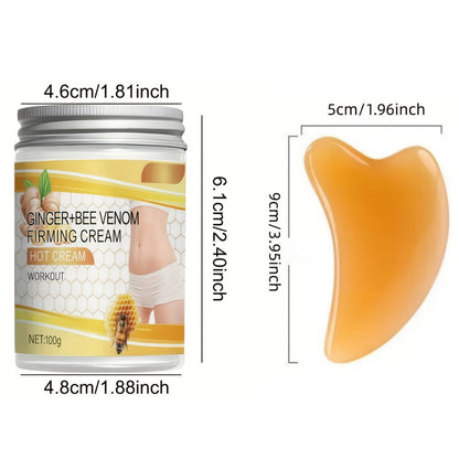 Body Firming & Tightening Cream 3-Piece Set with Bee Venom – Instant Lifting for Arms, Abdomen, Legs & Buttocks