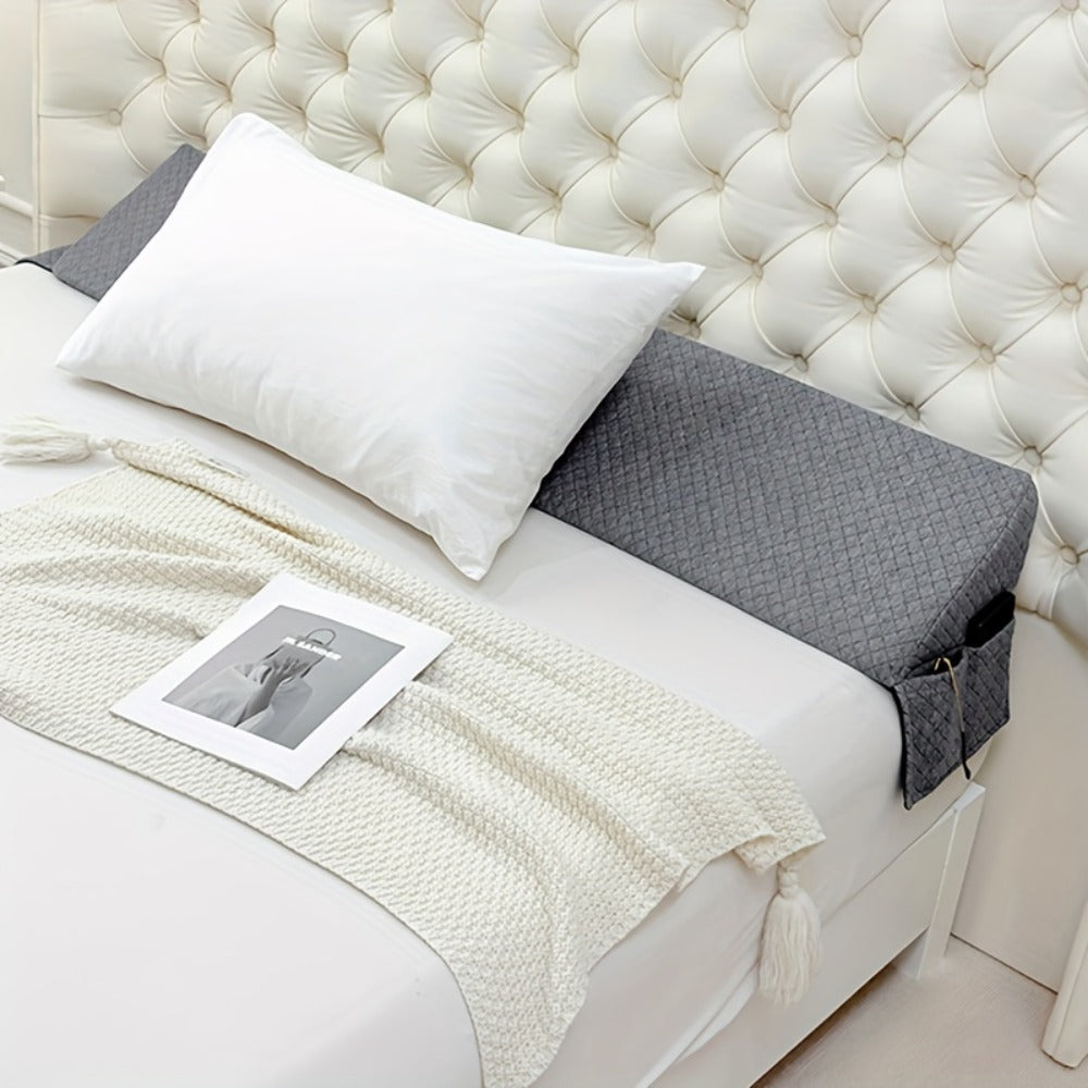 Bed Wedge Pillow Headboard Gap Filler Mattress Wedge Fills 0-7 Inch Gap Between Headboard for Entryways, Bedrooms and Living Spaces