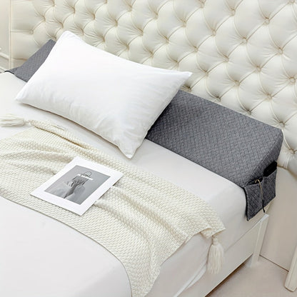 Bed Wedge Pillow Headboard Gap Filler Mattress Wedge Fills 0-7 Inch Gap Between Headboard for Entryways, Bedrooms and Living Spaces
