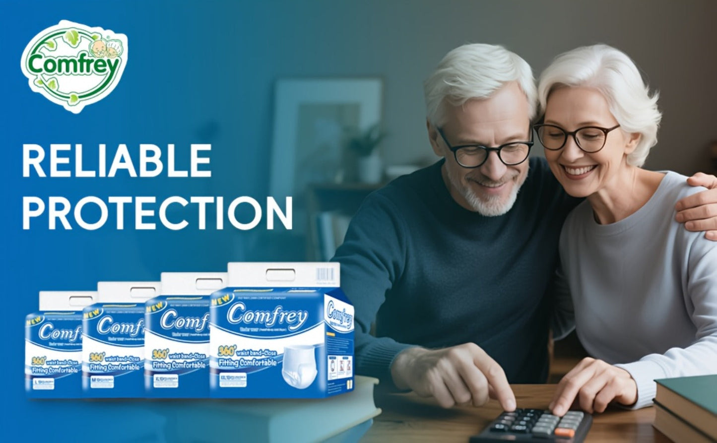 Adult Incontinence Underwear Disposable Pull Ups for Women & Men - Overnight Bladder Control Briefs