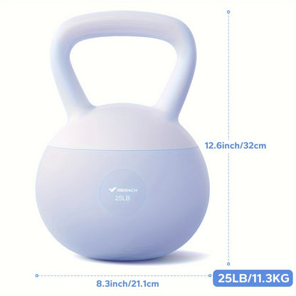 Soft Kettlebell Sand-Filled with Non-Slip Wide Grip Handle & Cushioned Base – Premium Mineral Sand Kettle Bell for Safe Strength Training